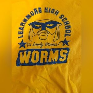 The Brak Show Learnmore High School worms Go Lovely Worms T-Shirt XXL vintage